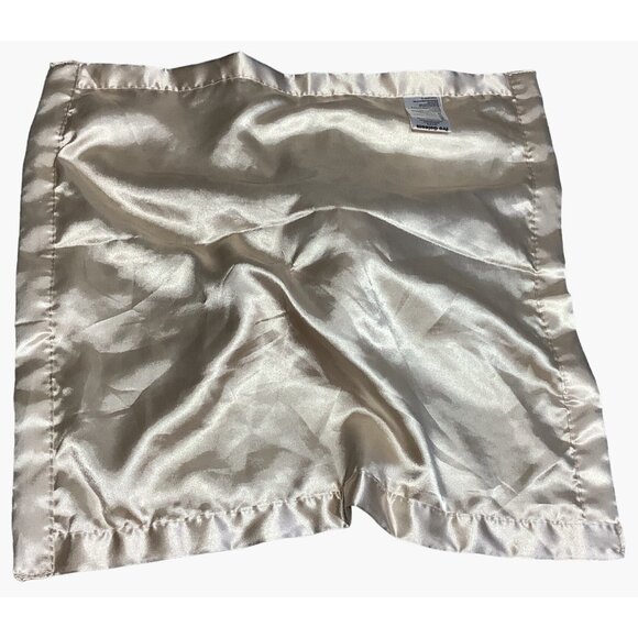 Giraffe Baby Lovey Blanket With Satin Trim & Plush Toy - Picture 4 of 5